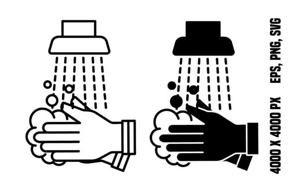 Download Wash Hands Icons - Premium Resources