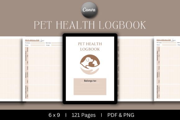 Download Pet Health Logbook | KDP Interior - Premium Bundle