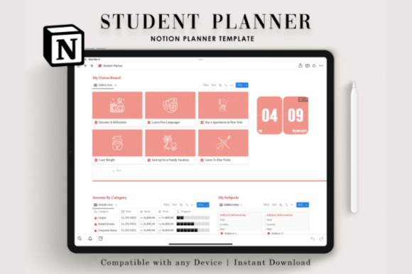 Download Notion Student Planner - Student Collection