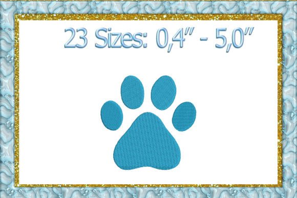 Download Paw Print Machine Embroidery Design - Paw Collection