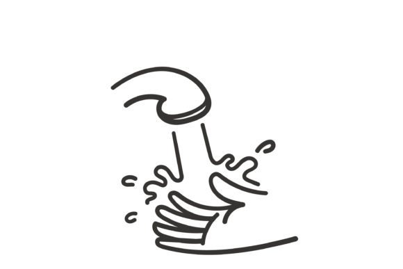 Download Doodle Wash Hands with Tap Water - Wash hands Collection