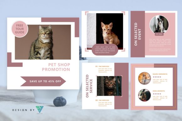 Download Template Instagram Business - #Pet Shop2 - Premium Resources