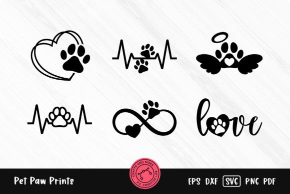 Download Dog Paw Prints SVG Bundle - Paw Collection